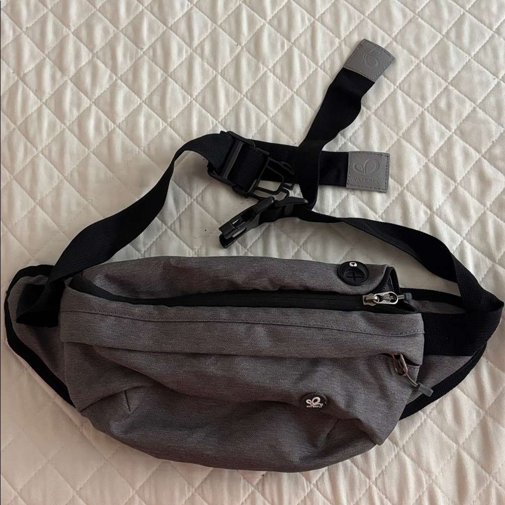 Gray Travel Waist Bag